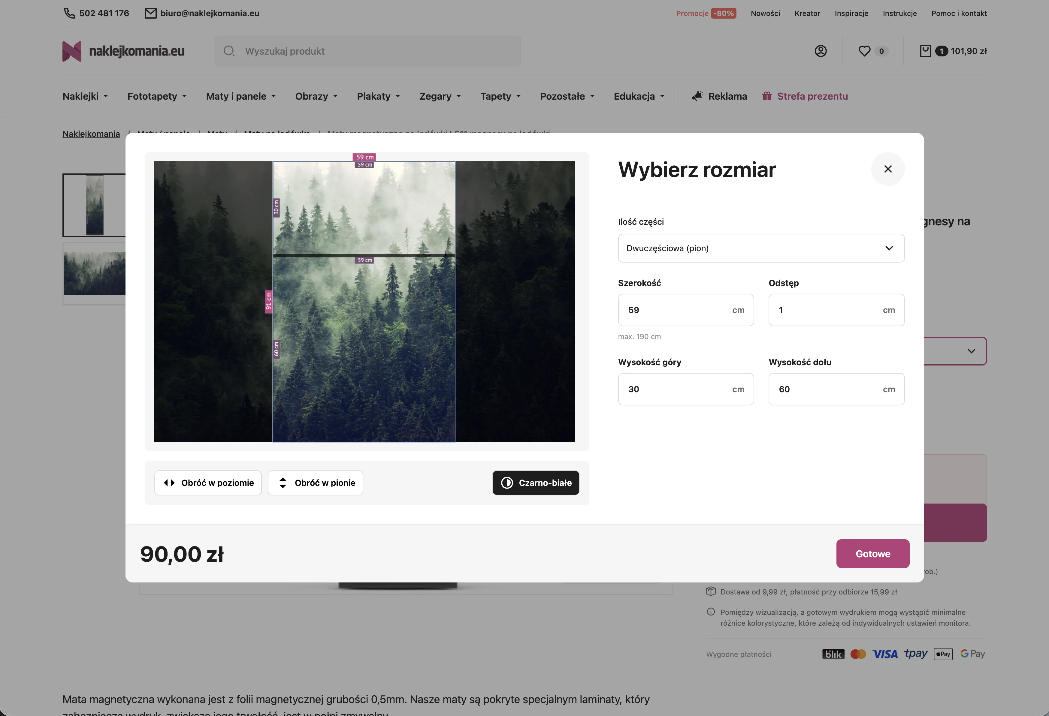 Naklejkomania — podgląd